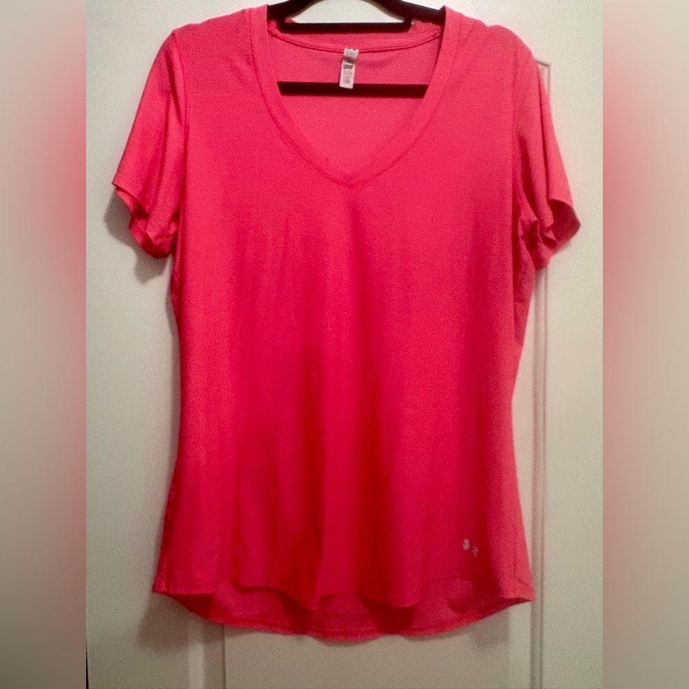 Under Armour Pink Fitted Short Sleeve T-Shirt